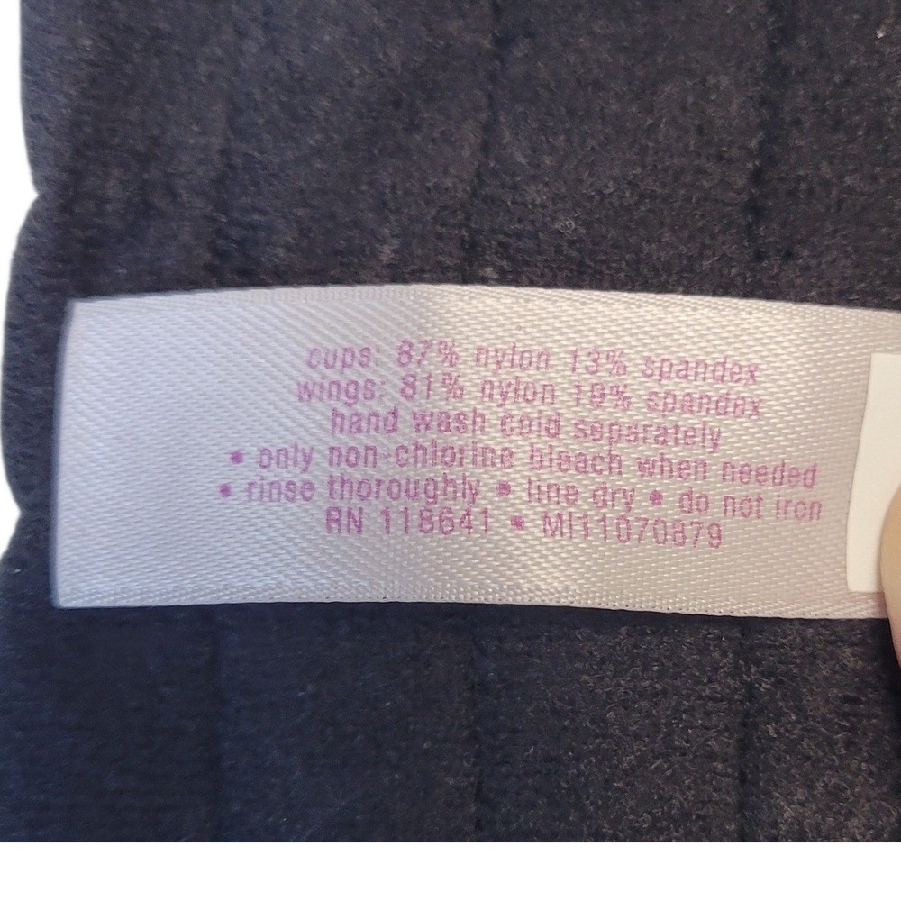 Cacique Intimates 42 F Full‎ Coverage Underwire Bra Black Lane Bryant 
HG4518 - Picture 7 of 7